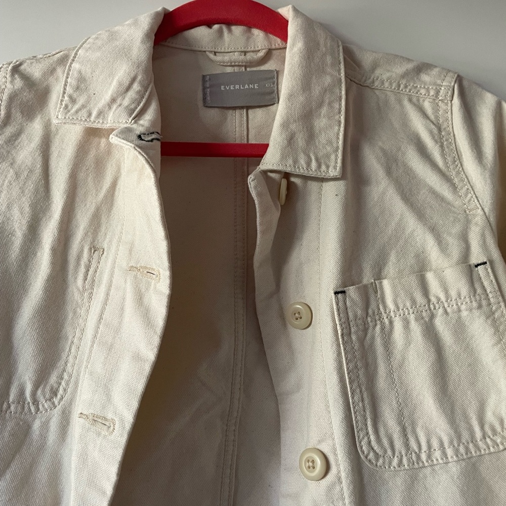 Everlane Off-White Barn Jacket